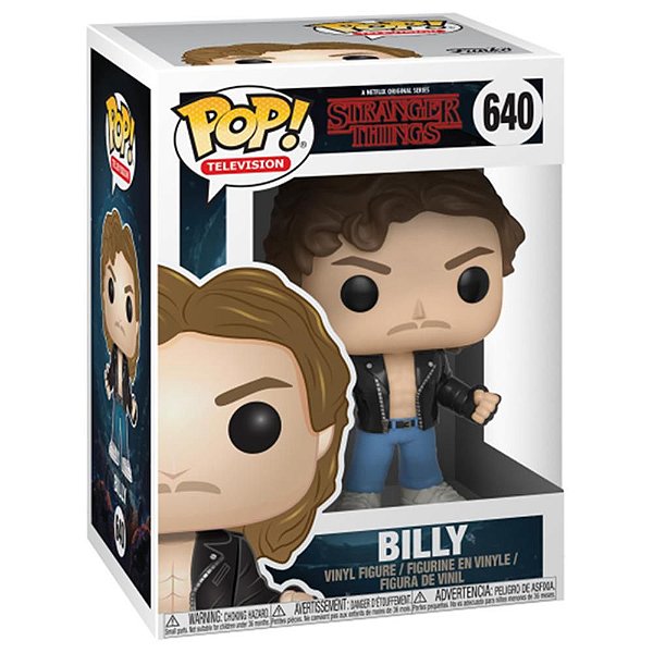 [ESTOQUE] FUNKO POP SERIES NETFLIX STRANGER THINGS BILLY 640