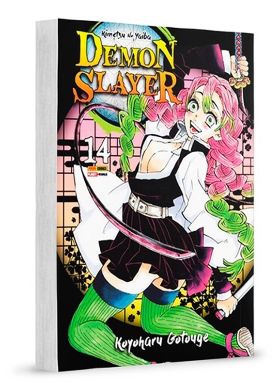 MANGÁ DEMON SLAYER - KIMETSU NO YAIBA - VOL 14 - LACRADO