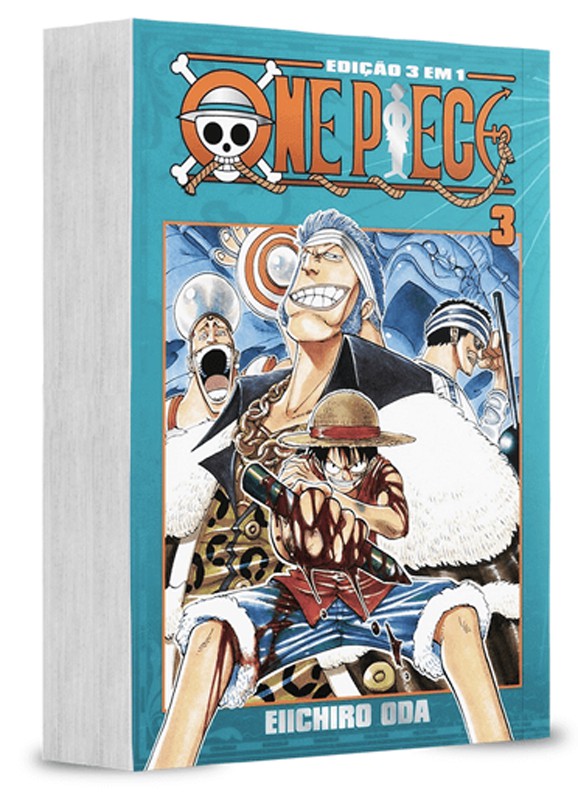 MANGÁ ONE PIECE 3 EM 1 VOL 3 - LACRADO