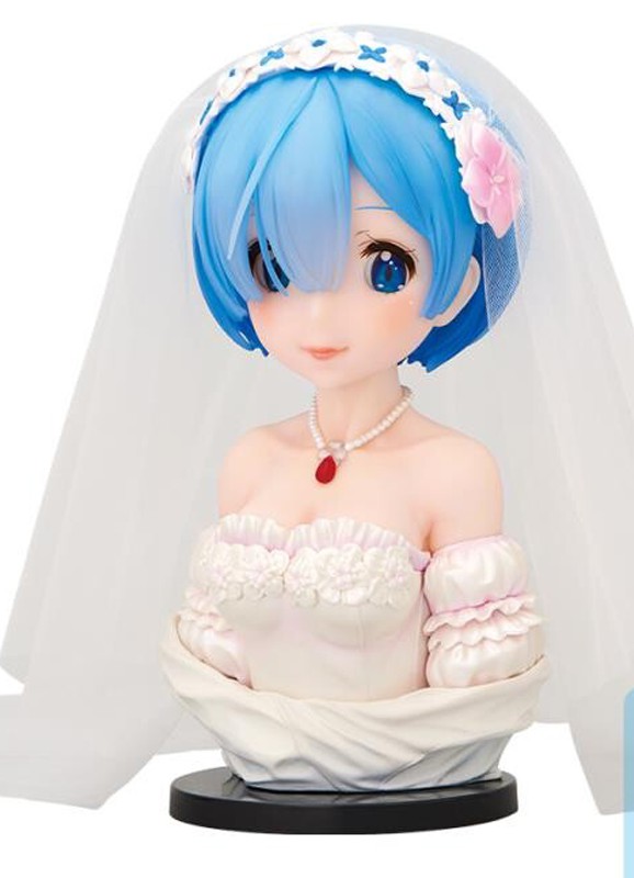 [ESTOQUE] REM - ARTSCALE - BUSTO - ICHIBAN KUJI - RE ZERO - YUMEMIRU MIRAI NO MONOGATARI (A PRIZE) - WEDDING VER