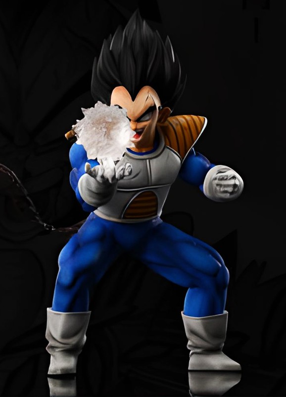 [ESTOQUE] DRAGON BALL SKY TOP STUDIO VEGETA RESIN STATUE (LEIA A DESCRIÇÃO)