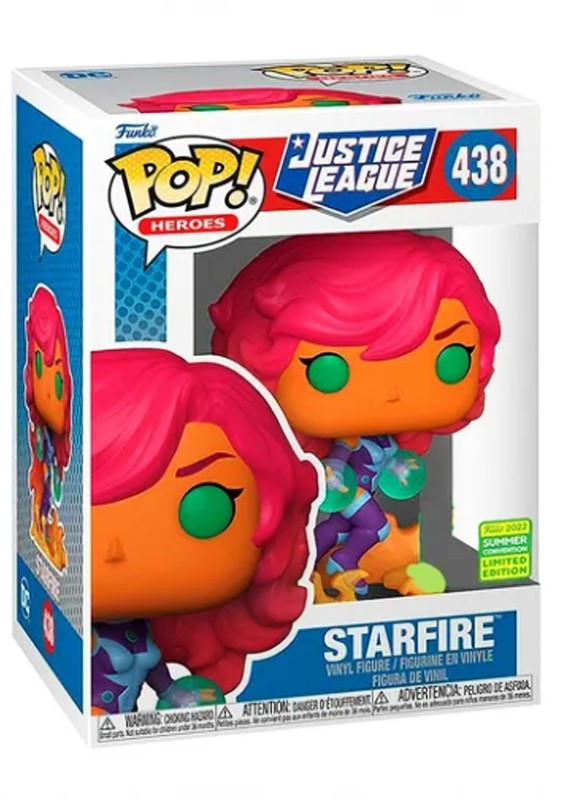 [ESTOQUE] FUNKO POP STARFIRE #438 POP HEROES LIGA DA JUSTIÇA SDCC 2022