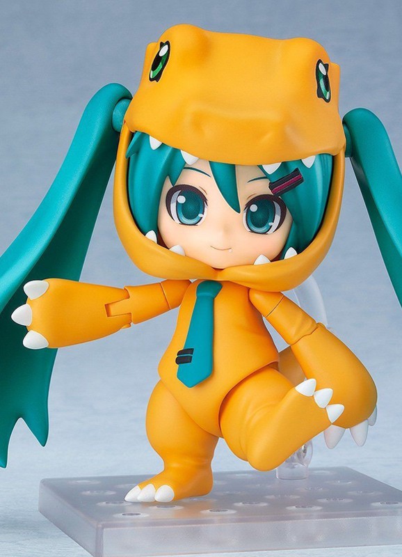 [ESTOQUE] DIGIMON ADVENTURE - VOCALOID - HATSUNE MIKU - NENDOROID #1439 - KIGURUMI AGUMON VER