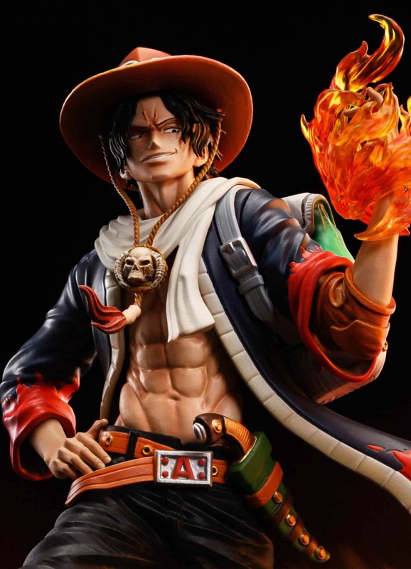 [ESTOQUE] ONE PIECE - HYENA STUDIO - PORTGAS D ACE - RESINA