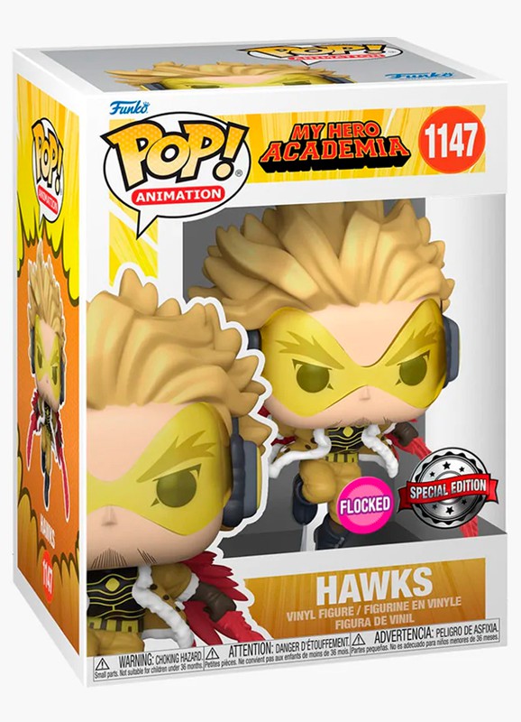 [ESTOQUE] FUNKO POP HAWKS 1147 FLOCKED