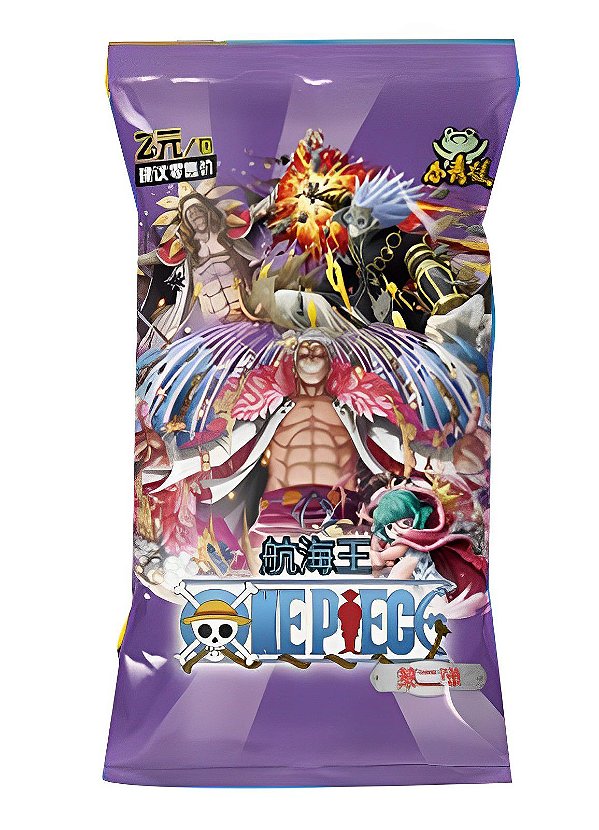 [ESTOQUE] CARD ONE PIECE - CLASSIC - BOOSTER ROXA