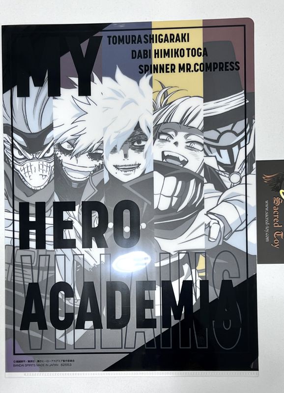 [ESTOQUE] PASTA ORIGINAL ICHIBAN KUJI - VILÕES - MY HERO ACADEMIA