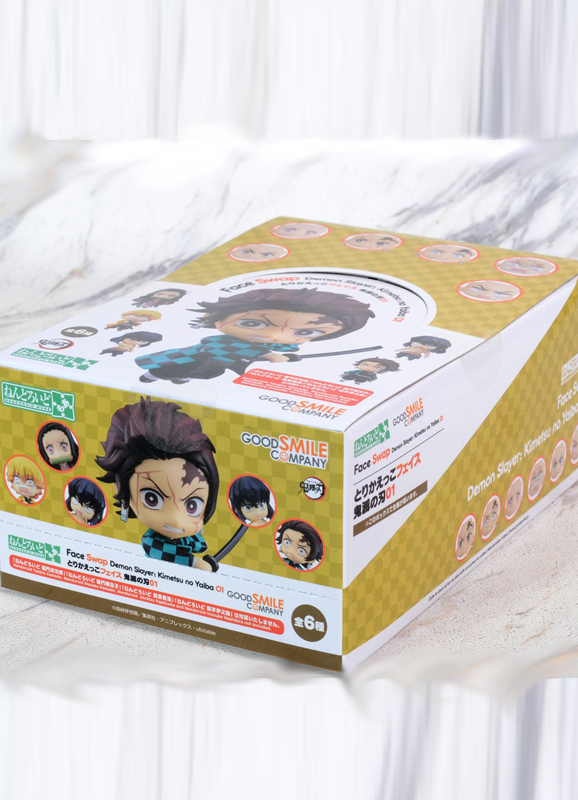 [ESTOQUE] BOX DE NENDOROID SWAP FACE (6 ROSTOS EXTRAS) - DEMON SLAYER 01 - KIMETSU NO YAIBA