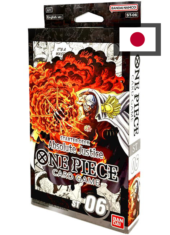 [ESTOQUE] STARTER DECK ONE PIECE TCG AKAINU ABSOLUTE JUSTICE ST06 (VERSÃO JAPONESA)