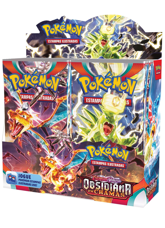 [ESTOQUE] BOOSTER BOX POKEMON OBSIDIANA EM CHAMAS