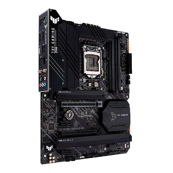 Placa Mãe Asus TUF GAMING Z590-PLUS WIFI Intel Z590 LGA1200, DDR4, ATX - 90MB16C0-M0EAY0