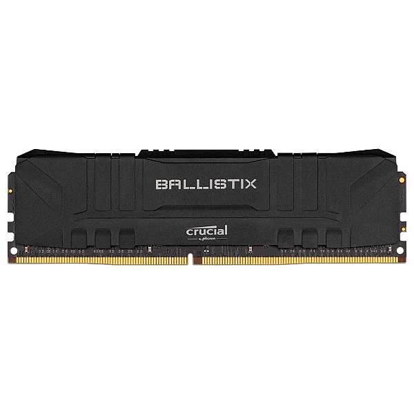 Memória RAM Crucial Ballistix 8GB DDR4 2666 Mhz, CL16, UDIMM, Preto - BL8G26C16U4B