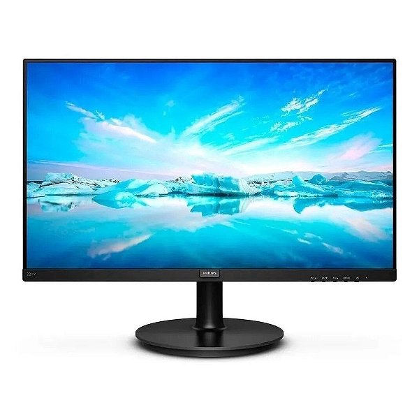 Monitor Philips Led 21.5' Fhd, Hdmi, Bordas Ultrafinas 221v8