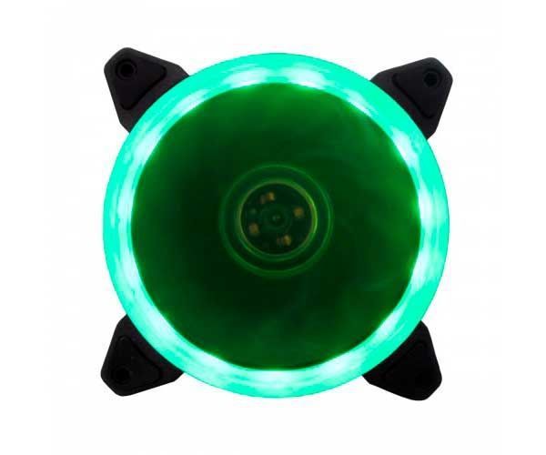 VENTOINHA BLUECASE RING 120MM LED VERDE, BFR-05G