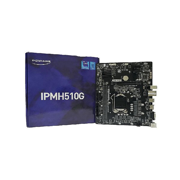 Placa Mãe Para Processador Intel, Chipset H510, LGA 1200, DDR4, PC Ware - IPMH510G