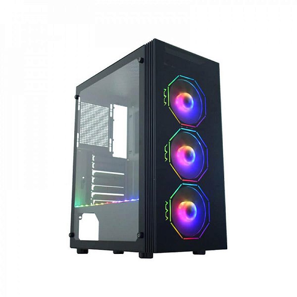 Gabinete Gamer Asgard Polygon Kmex Torre Atx Cg-02z5