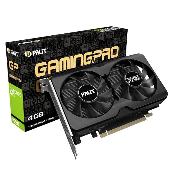 Placa De Vídeo Palit, Geforce GTX 1650 GP OC, 4GB, 128Bit, GDDR6 - NE61650S1BG1-1175A