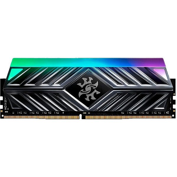 Memória XPG Spectrix D41, RGB, 16GB, 3600MHz, DDR4, CL18, Cinza - AX4U3600316G18A-ST41