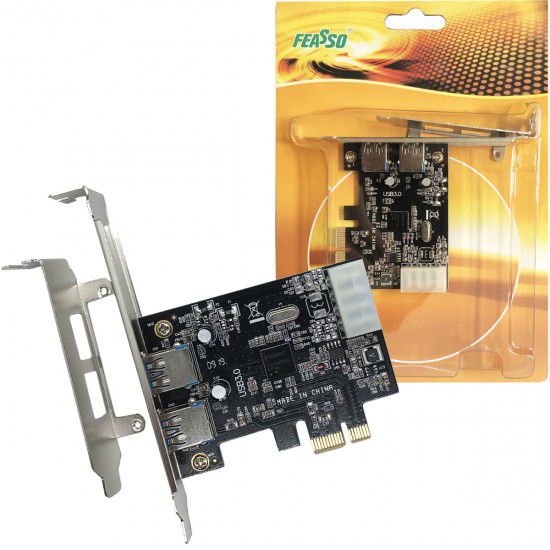 Placa PCI-E USB 3.0 Express 2 Portas JPU-03