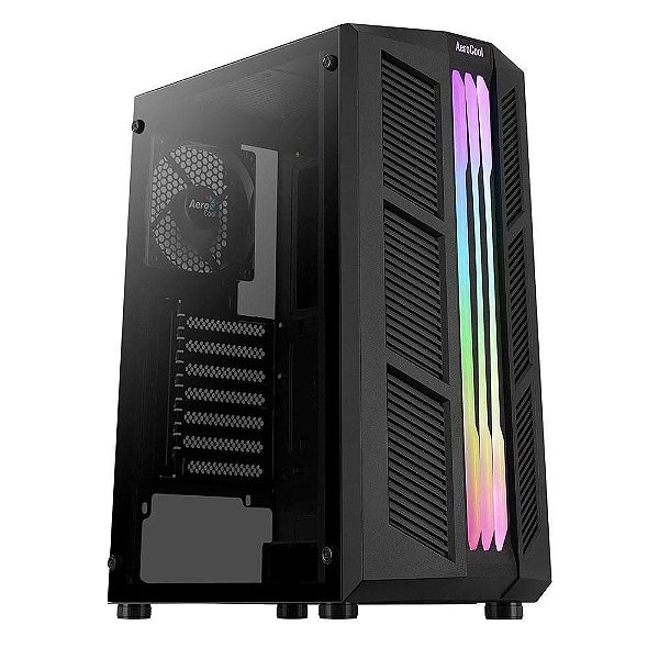 Gabinete Gamer Mid Tower Prime, RGB, Aerocool