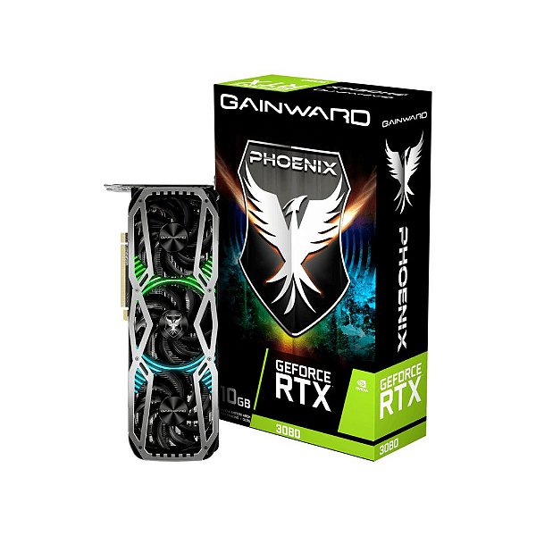 Placa De Vídeo Gainward Geforce RTX 3080 Phoenix 10GB GDDR6X