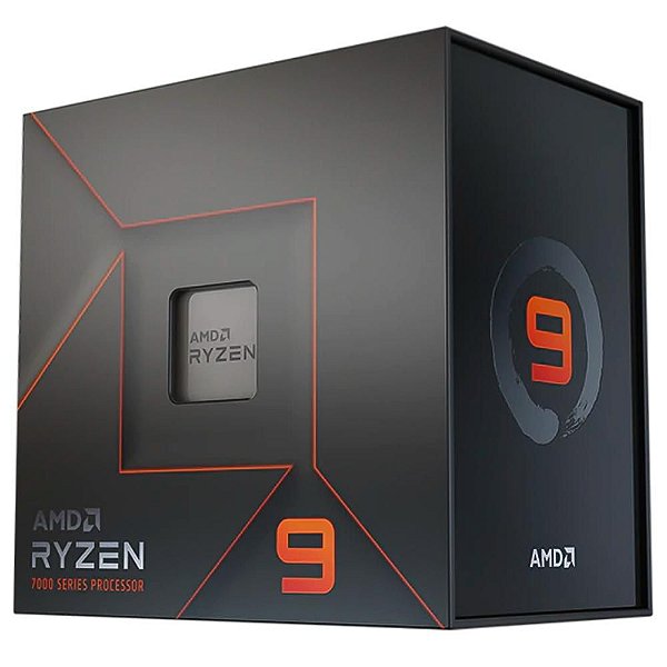 Processador AMD Ryzen 9 7900X, 5.6GHz Max Turbo, Cache 76MB, AM5, 12 Núcleos, Vídeo Integrado - 100-100000589WOF