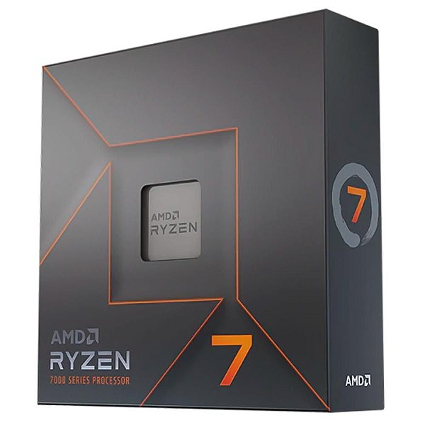 Processador AMD Ryzen 7 7700X, 5.4GHz Max Turbo, Cache 40MB, AM5, 8 Núcleos, Vídeo Integrado - 100-100000591WOF
