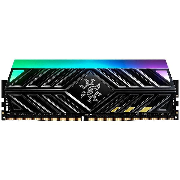 Memória XPG Spectrix D41 TUF RGB, 8GB, 3200MHz, DDR4, CL16, Preto - AX4U32008G16A-SB41