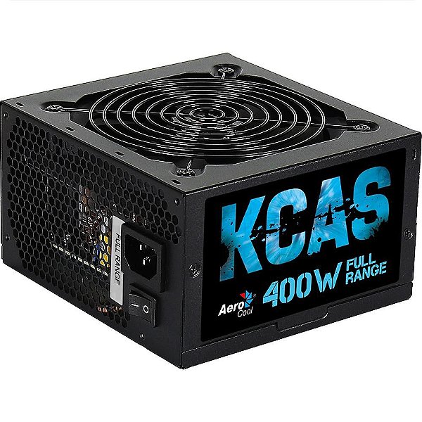 Fonte Aerocool KCAS, 400W, 80 Plus White