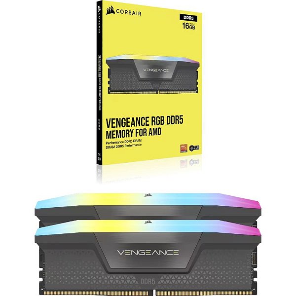 Memória Corsair Vengeance Rgb Ddr5 6000mhz 32gb 2x16gb