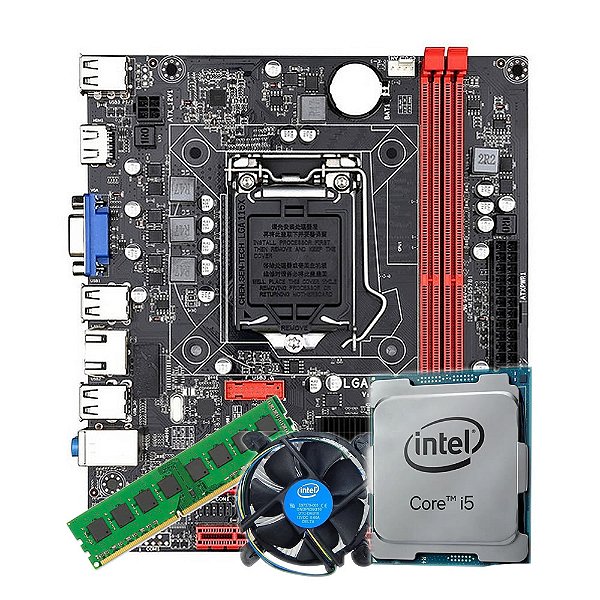 Kit Upgrade Líder, INTEL Core I5 3470, B75 DDR3, Cooler