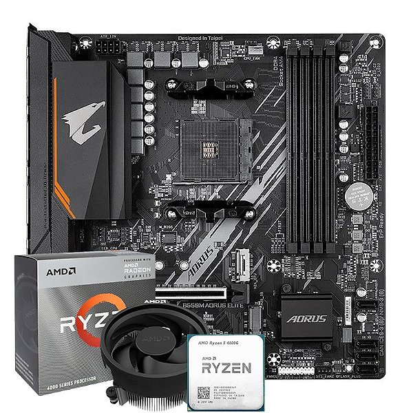 Kit Gamer Upgrade, AMD Ryzen 5 4600G, A520M, 16GB DDR4