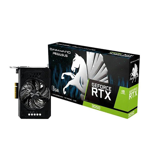 Placa De Vídeo Gainward, Nvidia RTX 3050, 8GB, GDDR6, 128bits, Pegasus Series