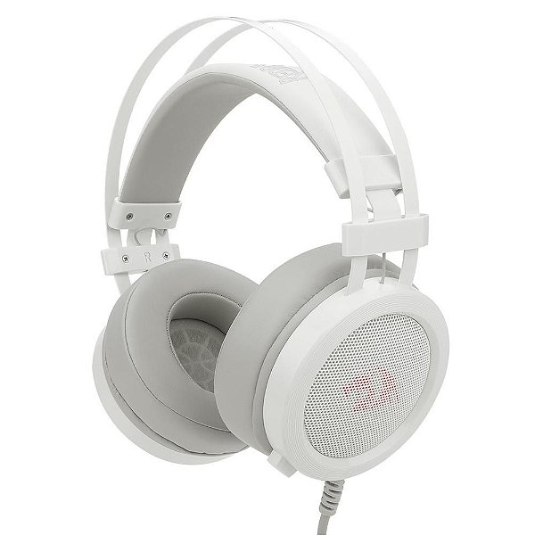 Headset Gamer Redragon Scylla, P2, Drivers 40mm, Branco Lunar White - H901W