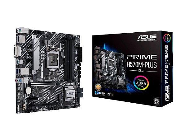 ASUS PRIME H570M-PLUS/CSM LGA 1200 Intel H570 SATA 6Gb/s Micro ATX Intel Motherboard