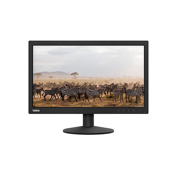 Monitor Lenovo 19.5 LED, Thinkvision E20-1b, 60Hz, HDMI/VGA, Preto - 63a0kar1br