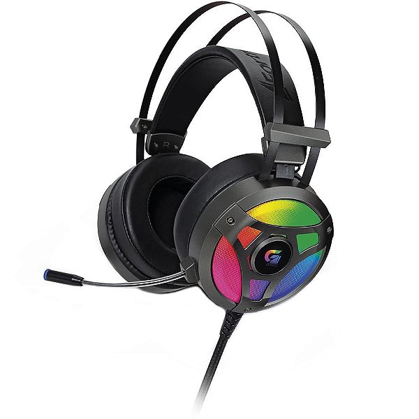 Headset Gamer Fortrek H1 Plus 7.1, USB, Cinza - G Pro