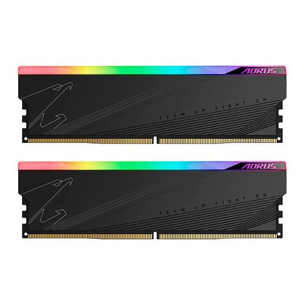 MEMORIA GIGABYTE AORUS RGB, 32GB (2X16GB), DDR5, 6000MHZ, C40, CINZA, ARS32G60D5R