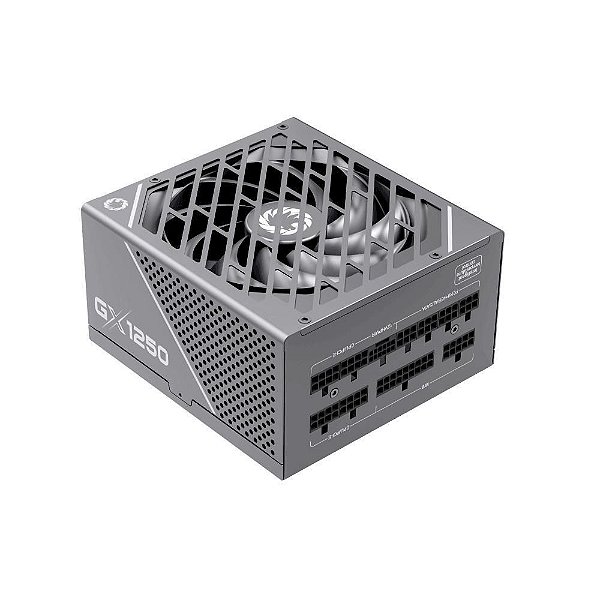 Fonte Gamemax Gx1250 Pro 1250w, 80 Plus, Platinum Full Modular Pfc Ativo Metal - Gx1250prosls8810br