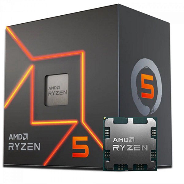 Processador AMD Ryzen 5 8500G, 3.5GHz (5.0GHz Turbo), 6-Cores 12-Threads, AM5, Com Cooler AMD Wraith Stealth