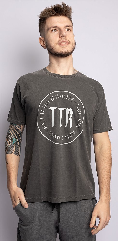 Camiseta Estonada TTR CIRCULO - Preta