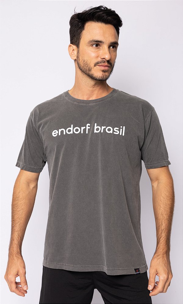 Camiseta Estonada  ENDORF BRASIL - Preta