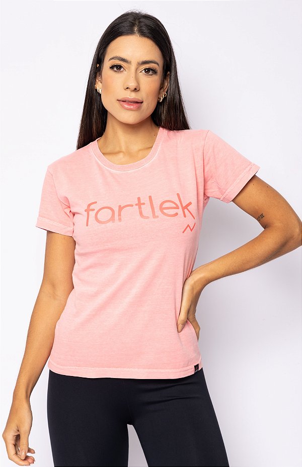 Baby Look Estonada  FARTLEK - Goiaba