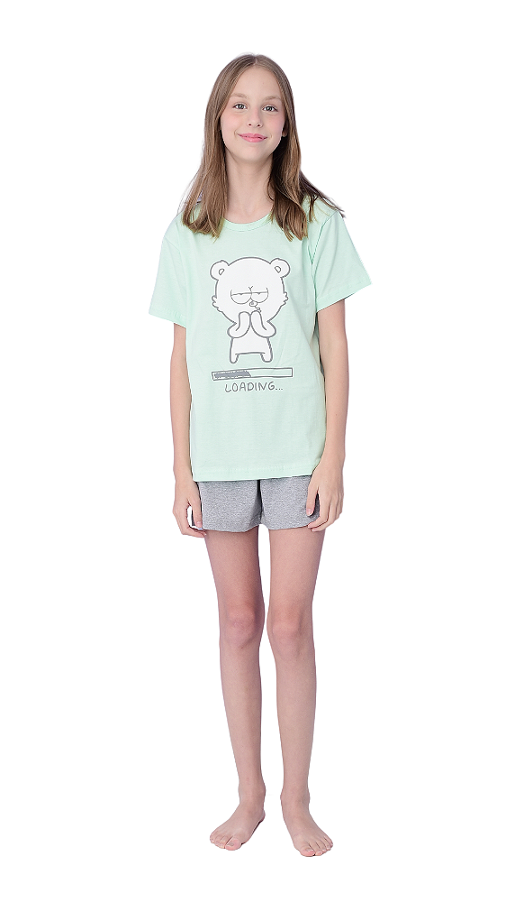 Ref. 1097  Pijama juvenil curto