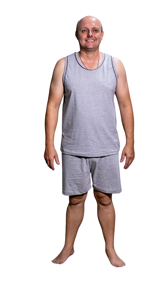 Ref. 6083 Pijama Masculino  regata
