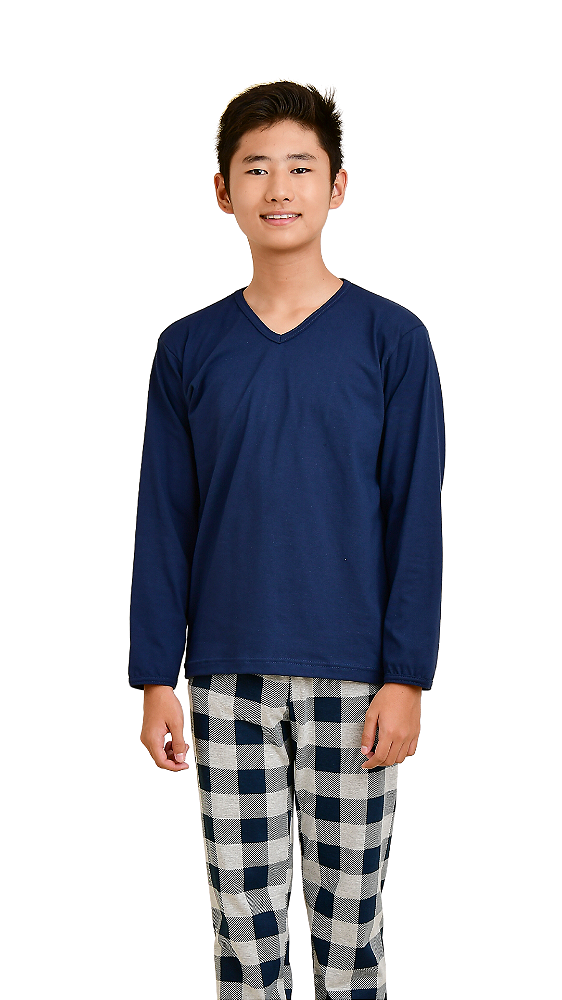 Ref. 1141 Pijama juvenil em malha longo