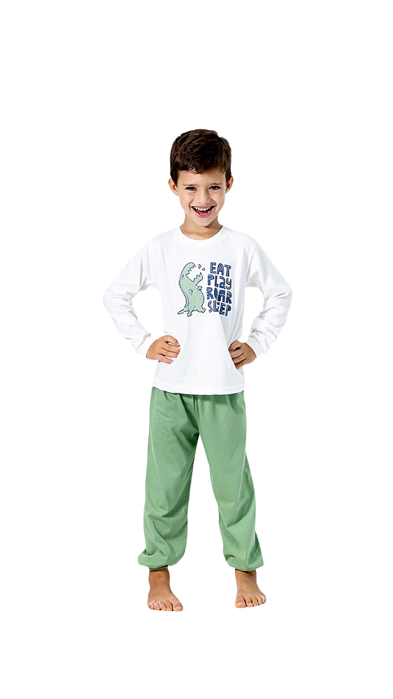Ref. 1146 Pijama infantil longo em malha