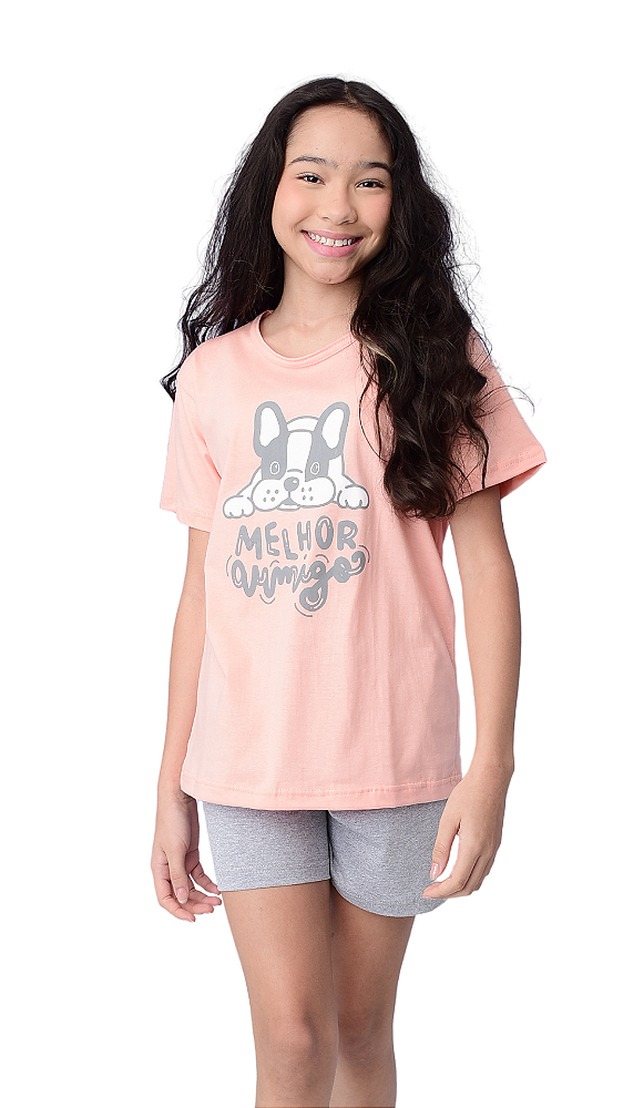 Ref. 1096 Pijama juvenil curto