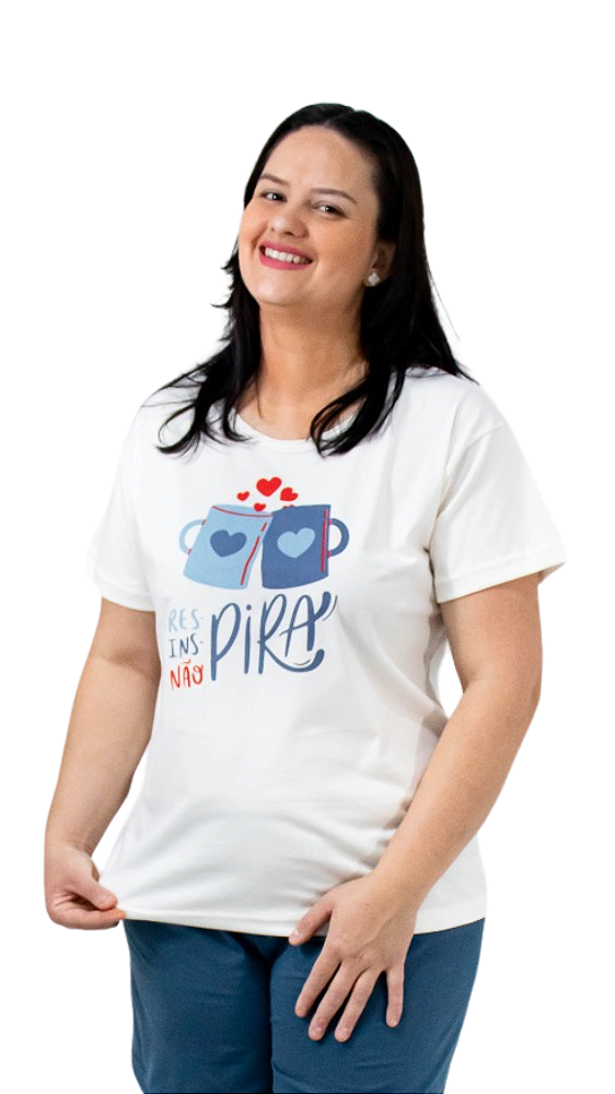 Ref. 6065 Pijama feminino manga curta com shorts