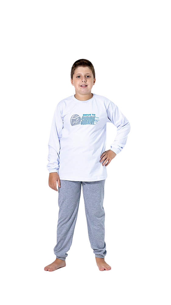 Ref. 1154 Pijama juvenil longo em m/malha